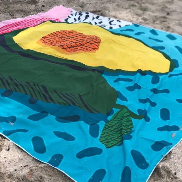 Avocado Print Beach Blanket - Picture 2 of 8